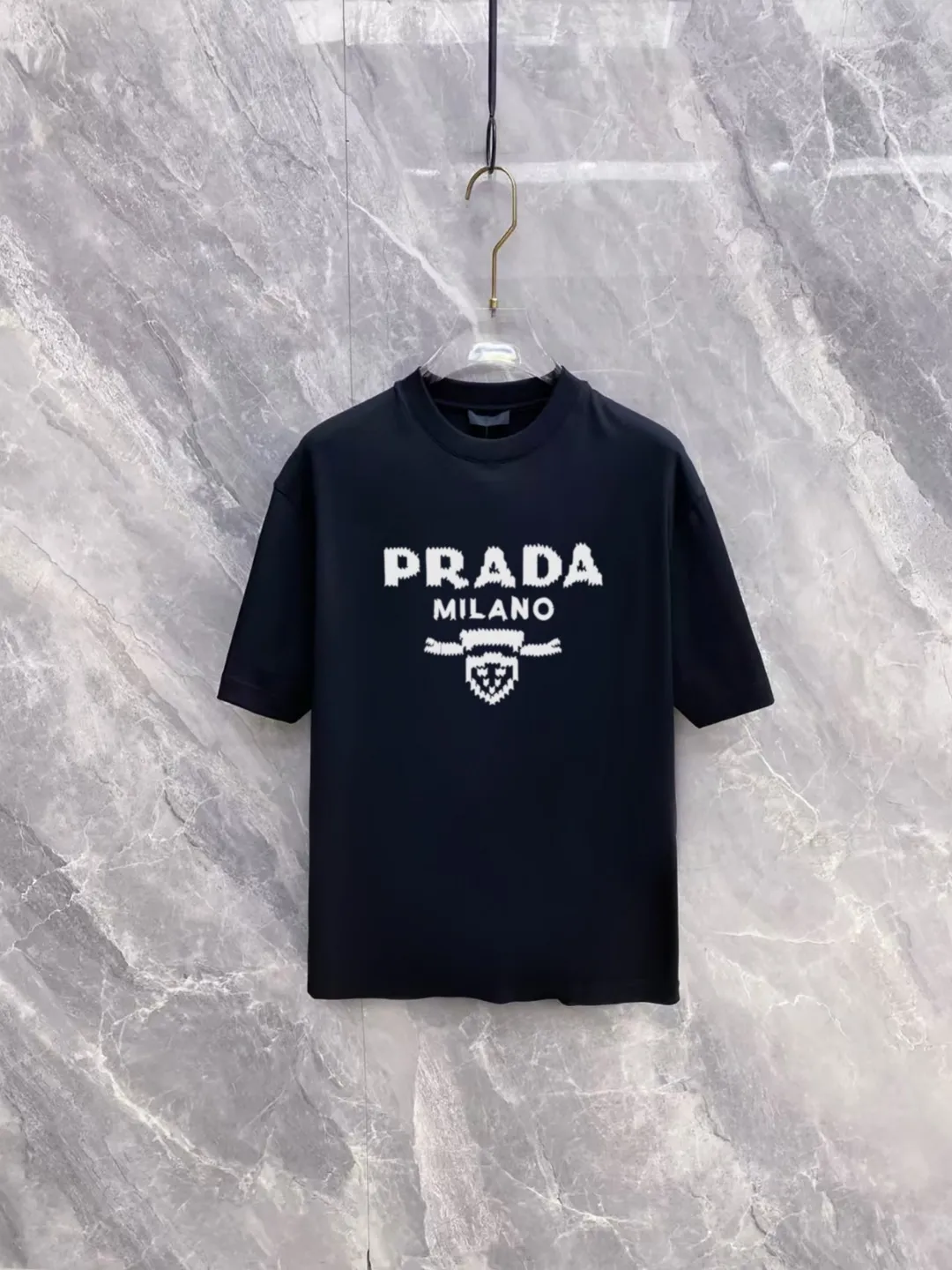 P80💰💫〖 —PRADA~ — 〗2026New Arrival Quality T , Versatile Quality ！ ‼ 32 250G ‼ ， ， ， ， T 🤪 Sizes：S-M-L-XL-2XL ：Black，White， Same Style